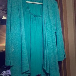 Matching top and jacket